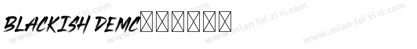 BLACKISH DEMC字体转换